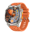 GPS Chatgpt Outdoor Sport Compass Smart Watch 1.53" Amoled round Screen Bt Call Dafit 650Mah 3ATM Waterproof KC93 Smartwatch