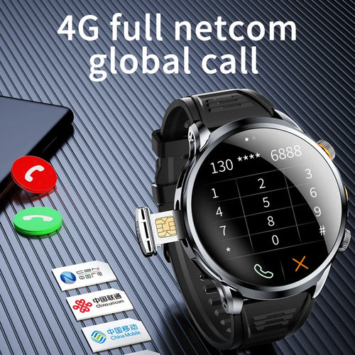 H18 4G LTE Smart Watch Big Screen 8GB+128GB with WIFI GPS Camera Support Tiktok Youtube Sim Card Android Smartwatches