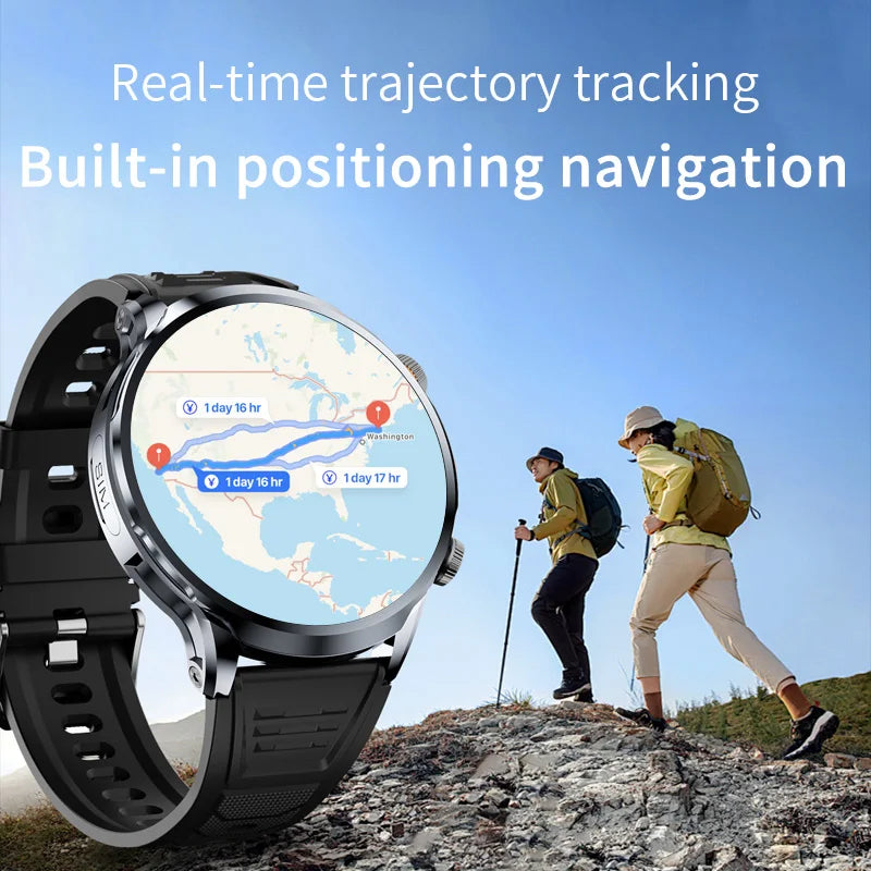 H18 4G LTE Smart Watch Big Screen 8GB+128GB with WIFI GPS Camera Support Tiktok Youtube Sim Card Android Smartwatches