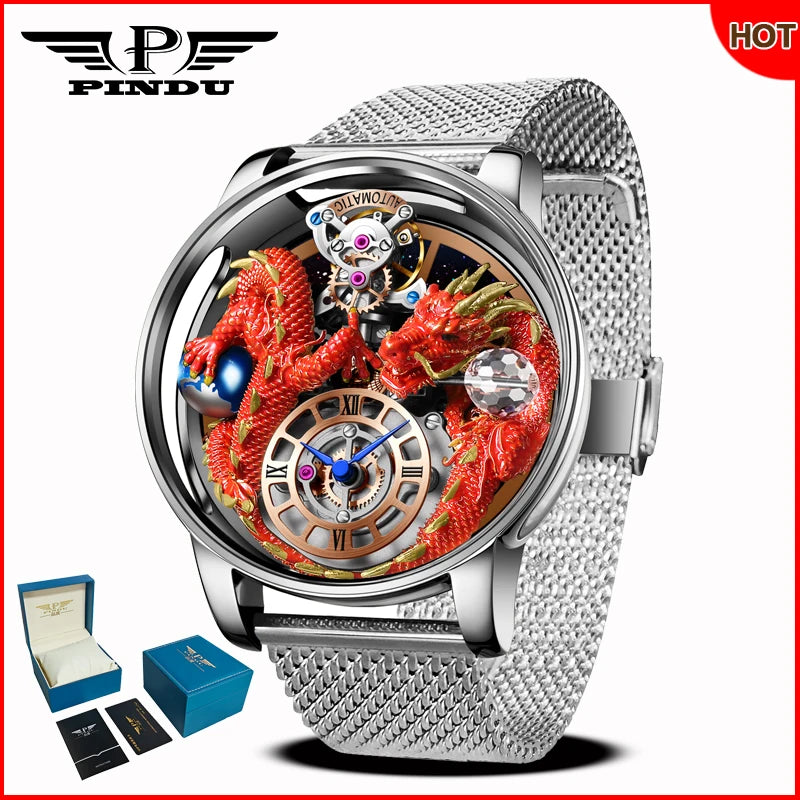 Design 2025 NEW Men Watch Diamond Tourbilliontop Brand Luxury Astronomia Quartz Watch Men Sapphire Glass Waterproof Watch
