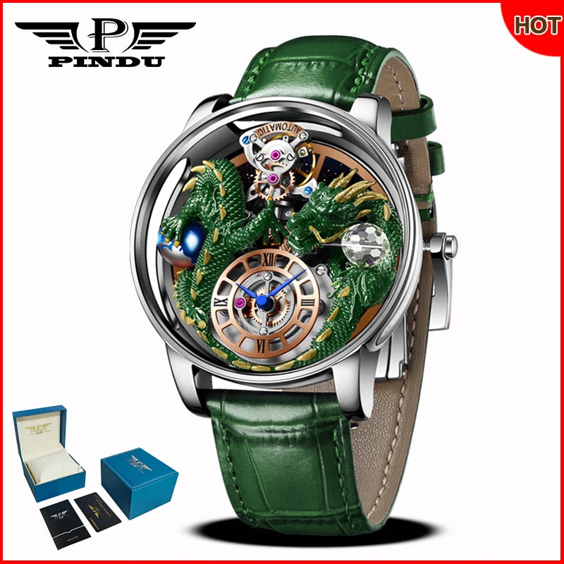 Design 2025 NEW Men Watch Diamond Tourbilliontop Brand Luxury Astronomia Quartz Watch Men Sapphire Glass Waterproof Watch