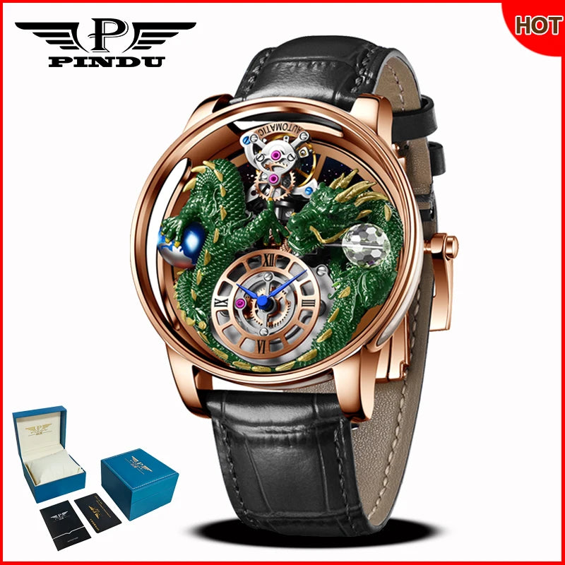 Design 2025 NEW Men Watch Diamond Tourbilliontop Brand Luxury Astronomia Quartz Watch Men Sapphire Glass Waterproof Watch