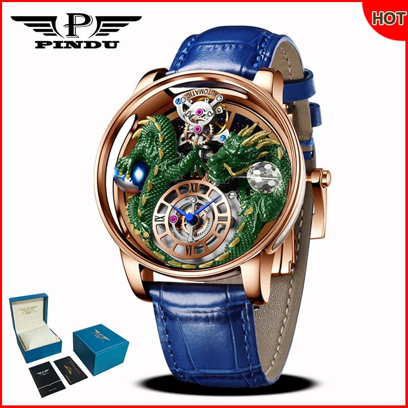 Design 2025 NEW Men Watch Diamond Tourbilliontop Brand Luxury Astronomia Quartz Watch Men Sapphire Glass Waterproof Watch