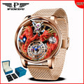 Design 2025 NEW Men Watch Diamond Tourbilliontop Brand Luxury Astronomia Quartz Watch Men Sapphire Glass Waterproof Watch