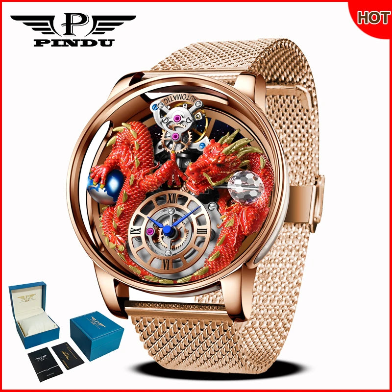 Design 2025 NEW Men Watch Diamond Tourbilliontop Brand Luxury Astronomia Quartz Watch Men Sapphire Glass Waterproof Watch