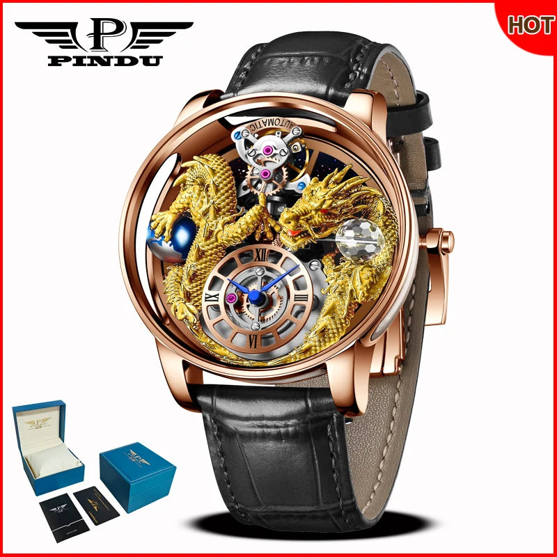 Design 2025 NEW Men Watch Diamond Tourbilliontop Brand Luxury Astronomia Quartz Watch Men Sapphire Glass Waterproof Watch