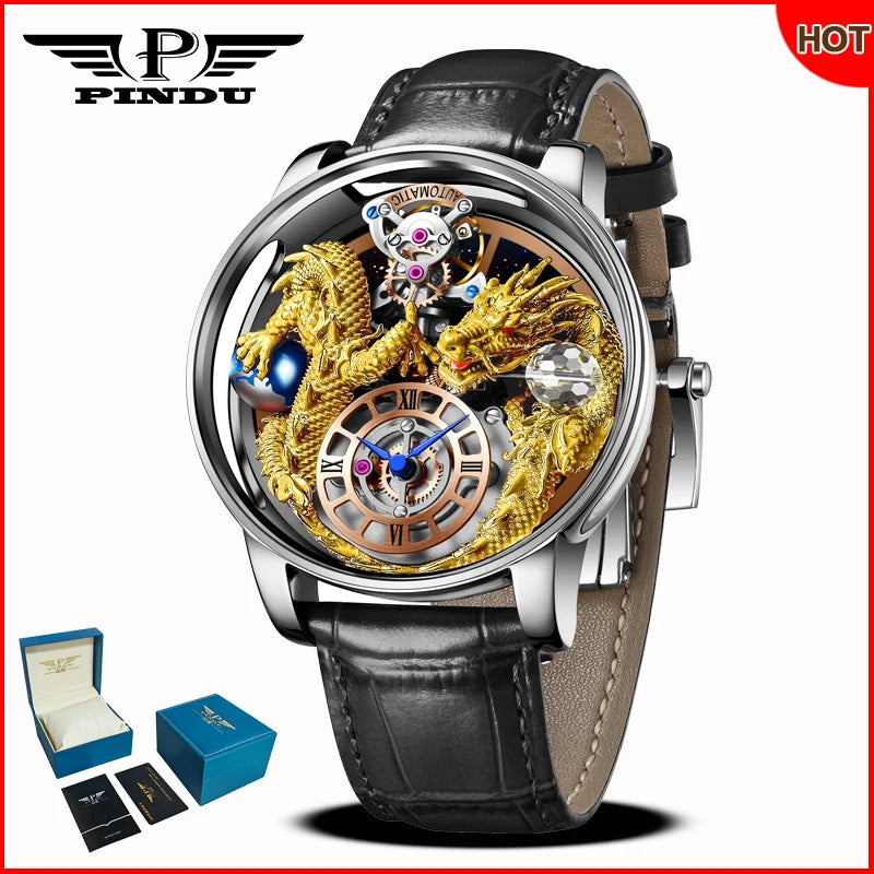 Design 2025 NEW Men Watch Diamond Tourbilliontop Brand Luxury Astronomia Quartz Watch Men Sapphire Glass Waterproof Watch