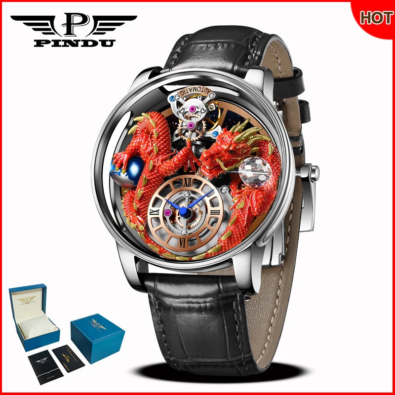 Design 2025 NEW Men Watch Diamond Tourbilliontop Brand Luxury Astronomia Quartz Watch Men Sapphire Glass Waterproof Watch