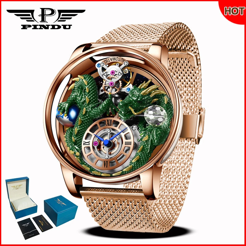 Design 2025 NEW Men Watch Diamond Tourbilliontop Brand Luxury Astronomia Quartz Watch Men Sapphire Glass Waterproof Watch