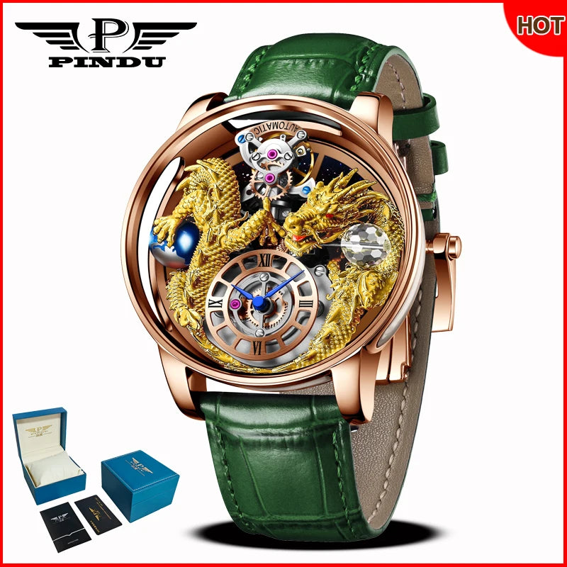 Design 2025 NEW Men Watch Diamond Tourbilliontop Brand Luxury Astronomia Quartz Watch Men Sapphire Glass Waterproof Watch