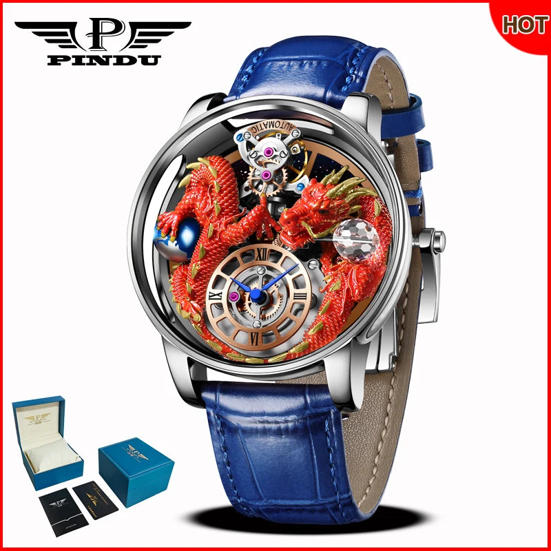 Design 2025 NEW Men Watch Diamond Tourbilliontop Brand Luxury Astronomia Quartz Watch Men Sapphire Glass Waterproof Watch
