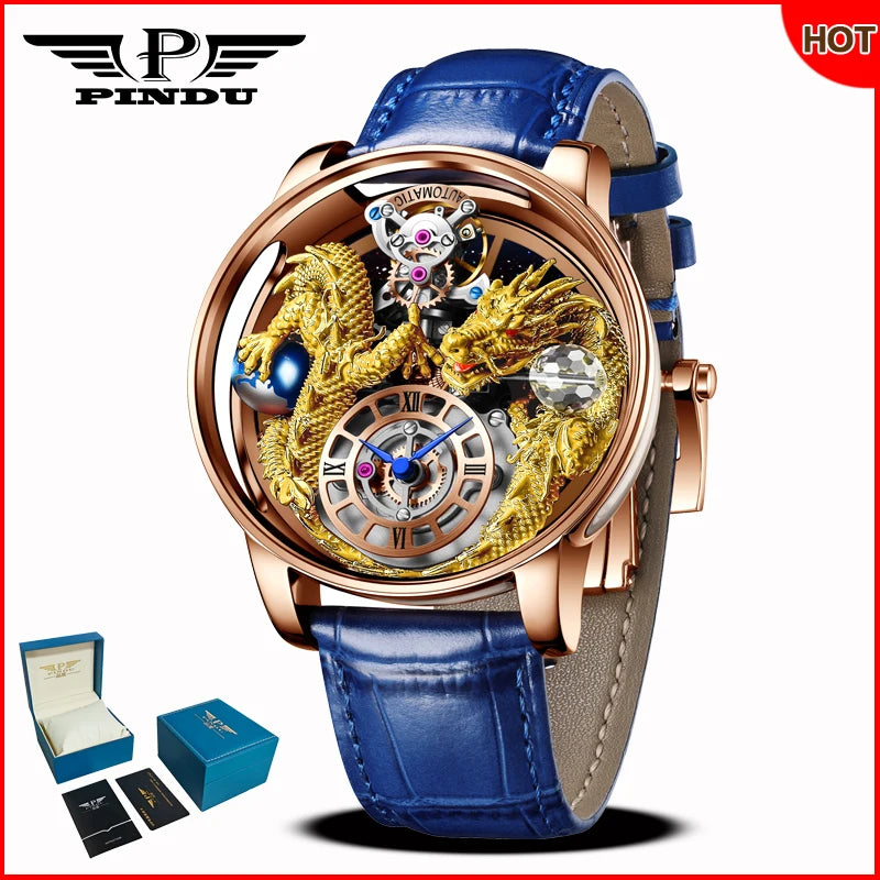 Design 2025 NEW Men Watch Diamond Tourbilliontop Brand Luxury Astronomia Quartz Watch Men Sapphire Glass Waterproof Watch